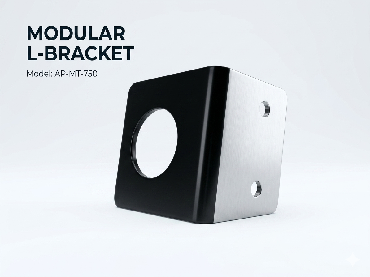 Modular L-bracket mounting supplies